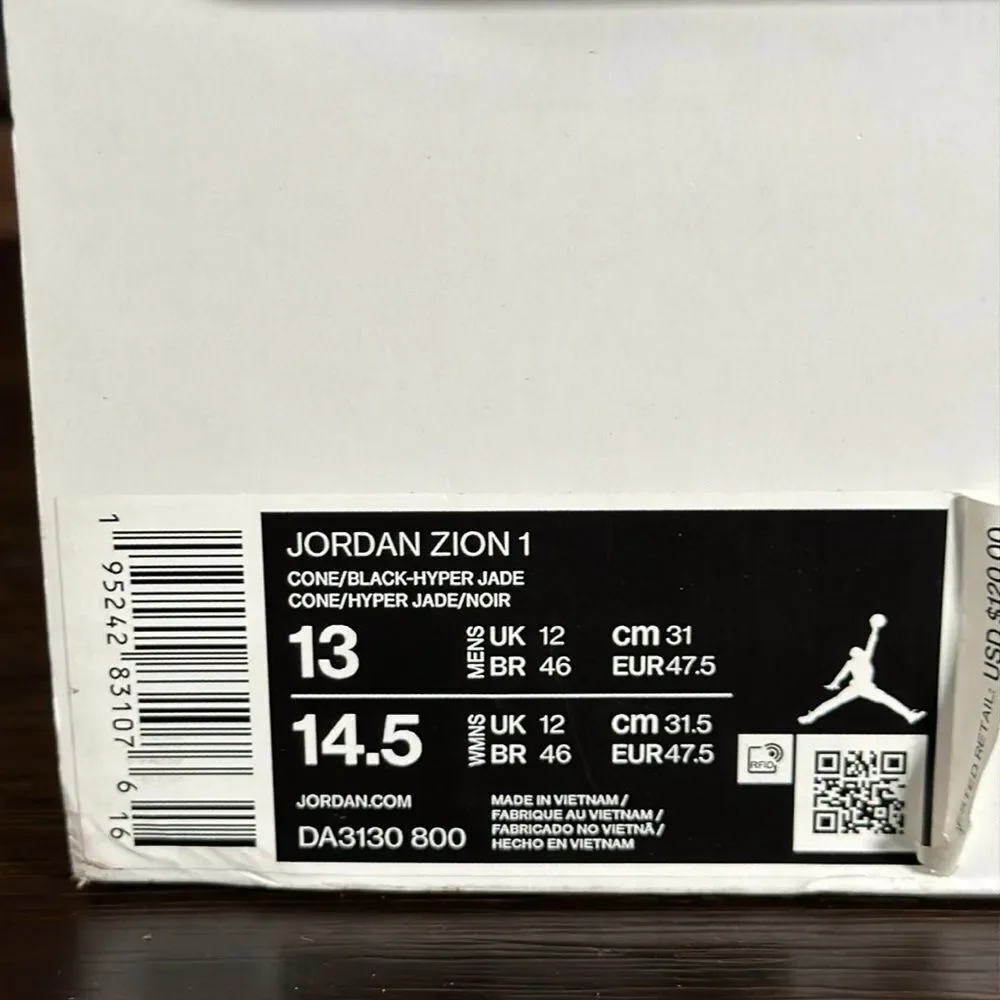Jordan Zion 1 ‘Planet Z’ size 13